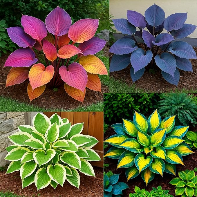 New Rare Multicolor Hosta Seed + 200 Grams