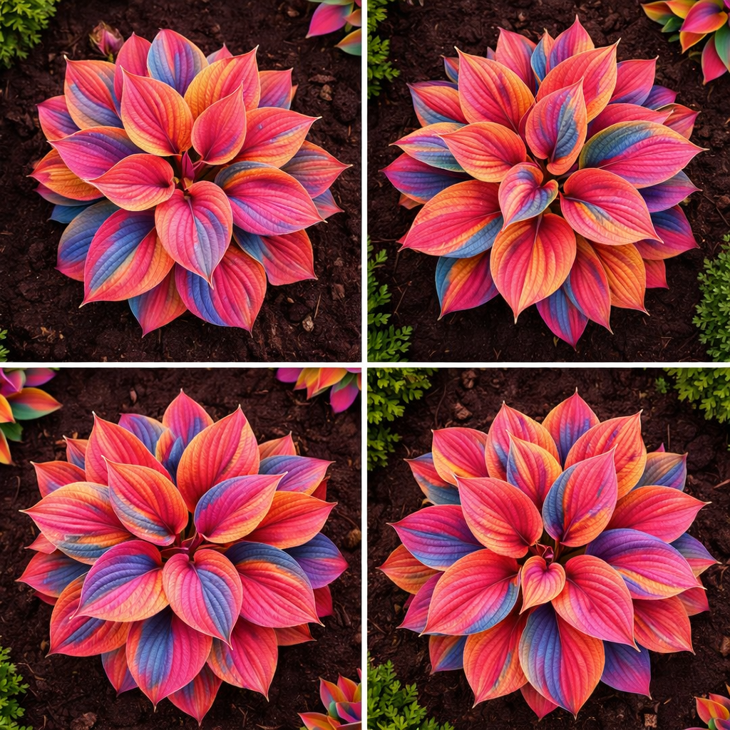 New Rare Multicolor Hosta Seed + 200 Grams